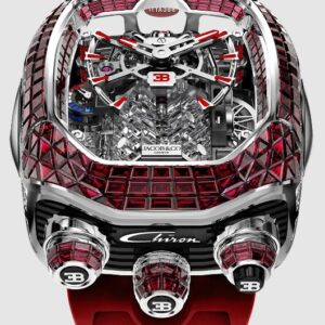 Jacob & Co. BUGATTI CHIRON TOURBILLON BAGUETTE RUBIES WHITE GOLD Watch Replica BU800.30.BR.UA.ABRUA Jacob and Co Watch Price