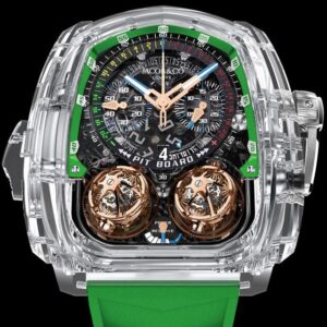 Jacob & Co. TWIN TURBO FURIOUS SAPPHIRE CRYSTAL GREEN INNER RING Watch Replica TT220.80.AA.AC.A Jacob and Co Watch Price