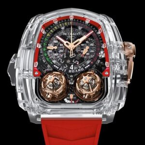 Jacob & Co. TWIN TURBO FURIOUS SAPPHIRE CRYSTAL RED Watch Replica TT220.80.AA.AA.A Jacob and Co Watch Price