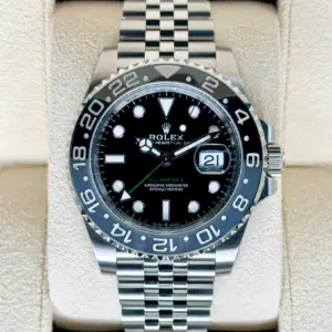 NEW 2025 Rolex GMT-Master II Bruce Wayne 40mm 126710GRNR Black Dial