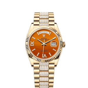 Rolex Day-Date 36, 18k Yellow Gold with Diamond-set, 36mm, Ref# 128238-0089