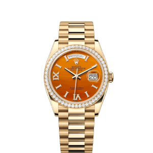 Rolex Day-Date 36, 18k Yellow Gold with Diamond-set, 36mm, Ref# 128348rbr-0049