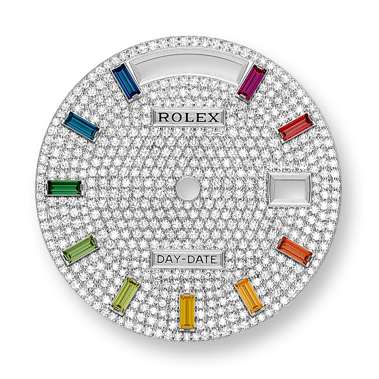 Rolex Day-Date, 36mm, Platinum and Diamonds, Ref# 128396tbr-0006 - Image 4