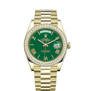 Rolex Day-Date, 40mm, 18k Yellow Gold and Diamonds, Ref# 228348rbr-0040