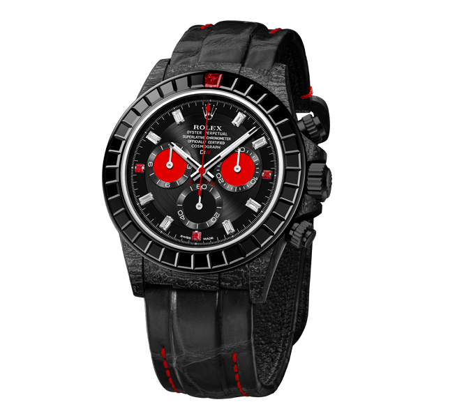 ROLEX Diw Daytona carbon rainbow black 40mm carbon - Image 3