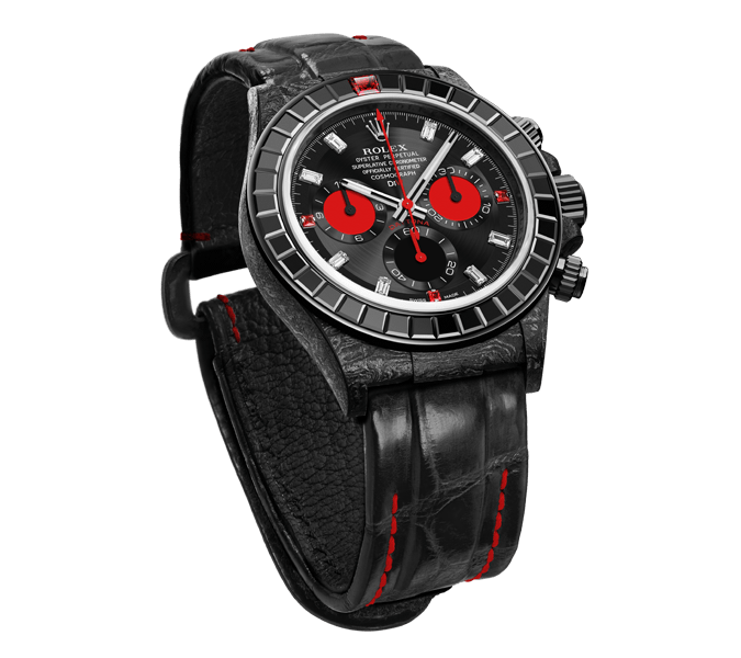 ROLEX Diw Daytona carbon rainbow black 40mm carbon - Image 2