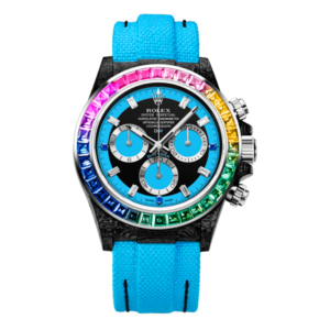 ROLEX Diw Daytona carbon rainbow blue 40mm carbon