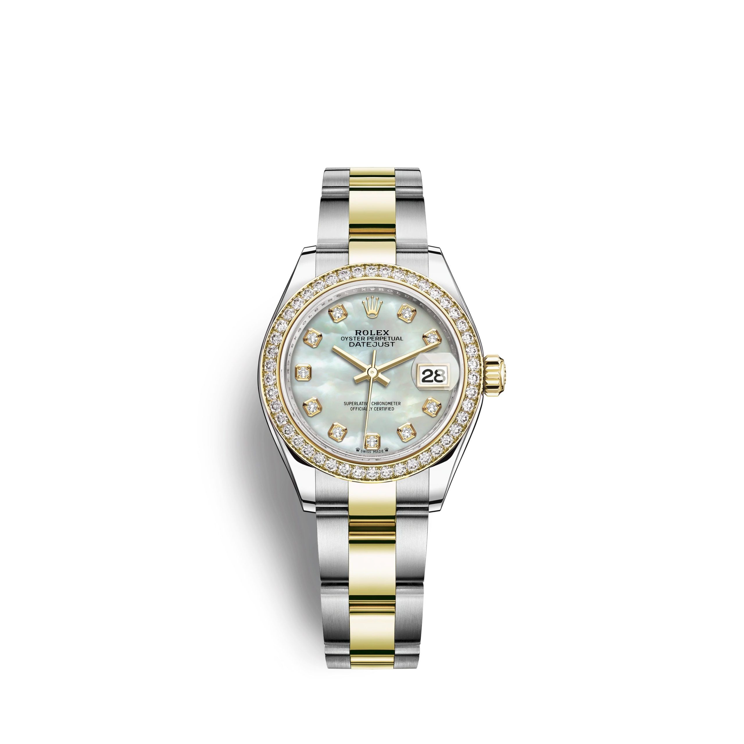 Rolex Lady-Datejust 28 Oystersteel and 18k Yellow Gold, Ref# 279383RBR-0020