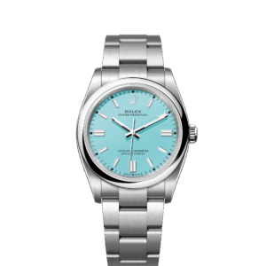 Rolex Oyster Perpetual 36, Turquoise blue dial, 36mm, Oystersteel Ref# 126000-0006