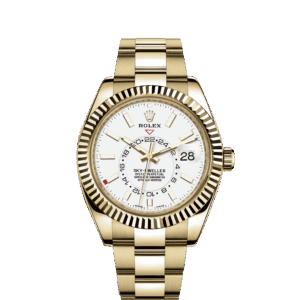 Rolex Sky-Dweller 42mm, 18k Yellow Gold, Ref# 326938-0005