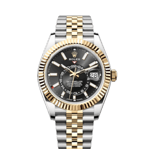 Rolex Sky-Dweller, 42mm, Oystersteel and 18k Yellow Gold, Black, Jubilee, Ref# 336933-0004