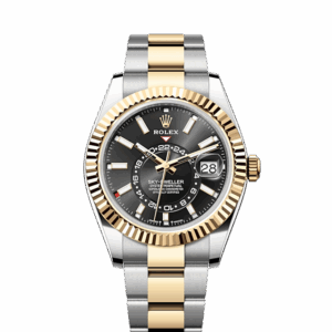 Rolex Sky-Dweller, 42mm, Oystersteel and 18k Yellow Gold, Black, Oyster, Ref# 336933-0003